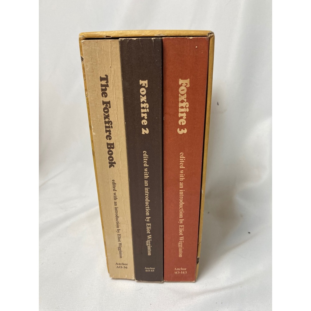 Foxfire Books 1 2 3 Boxed Set Eliot Wigginton Vintage Appalachian Folkways